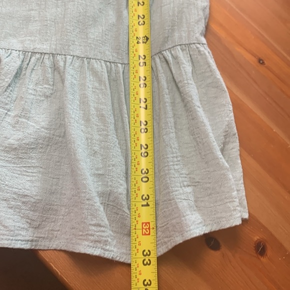 Hayden 100% Cotton Dress Light Green Bohemian Vibe Lined Lightweight - Picture 10 of 10